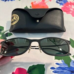 Ray-Ban Matte Black Sunglasses with Case